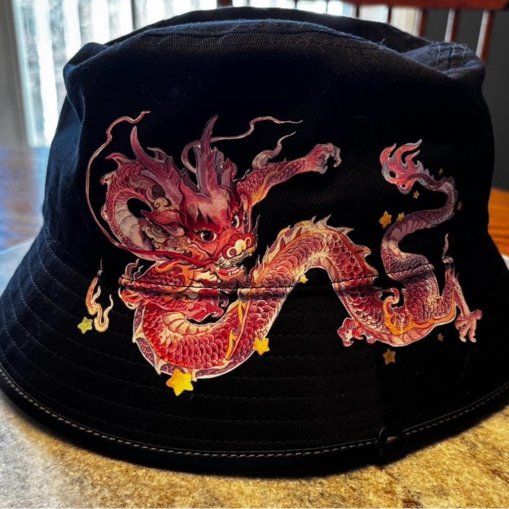 Coach Lunar New Year Dragon Bucket Hat